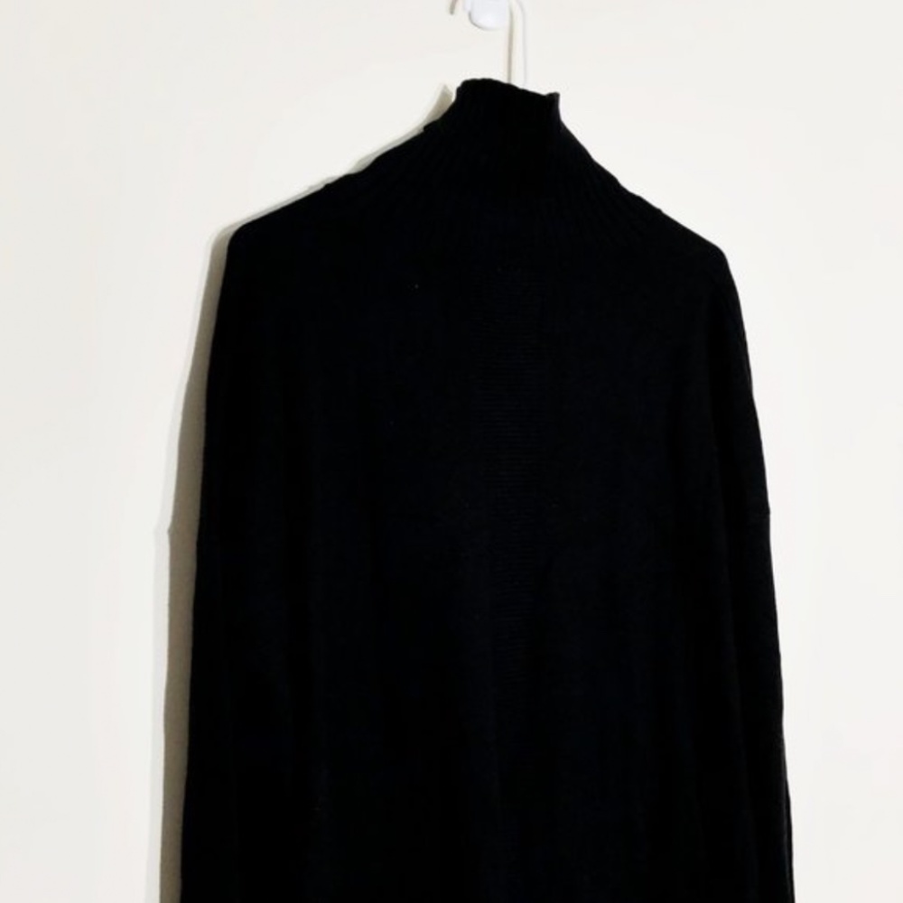 NEW Lululemon Softer Still Knit Sweater Dress Black Cashmere Blend XL Pocket - Picture 8 of 15